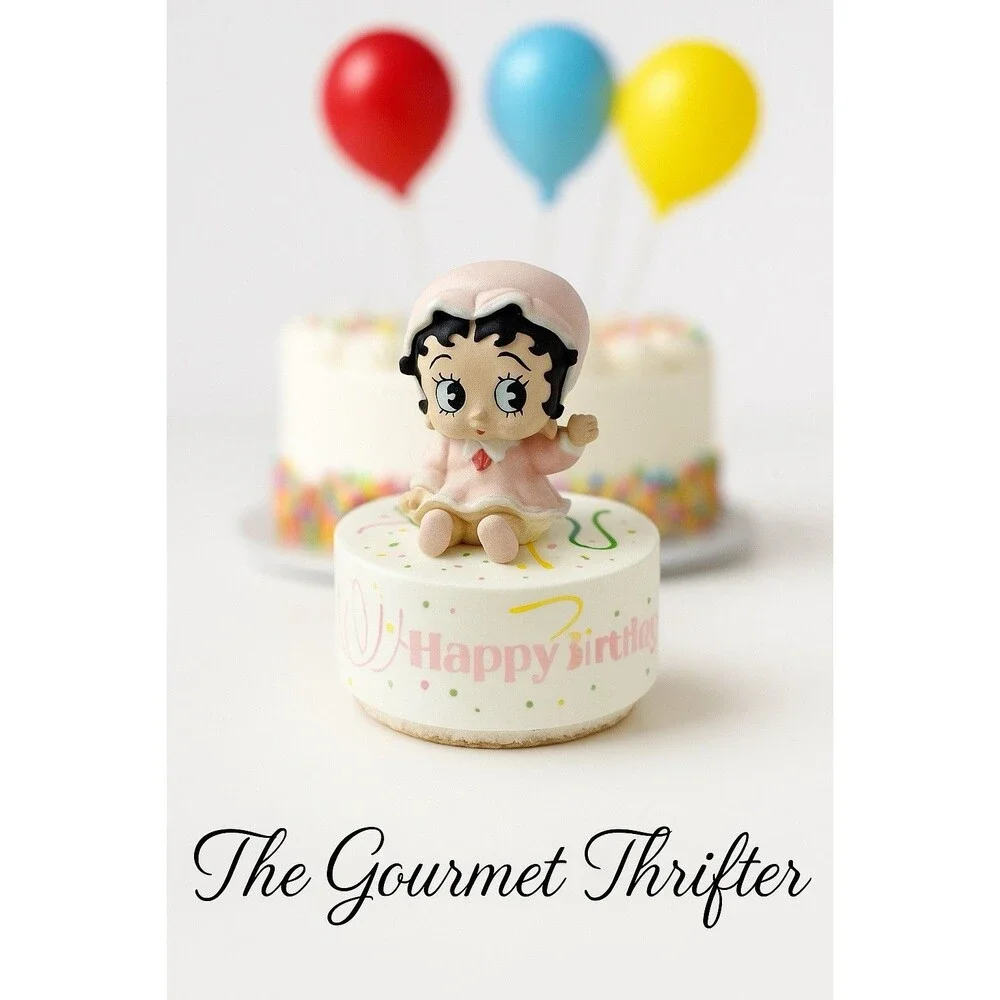 Betty Boop Baby Birthday Music Box 1990 Presents P5471 Vintage 🎵